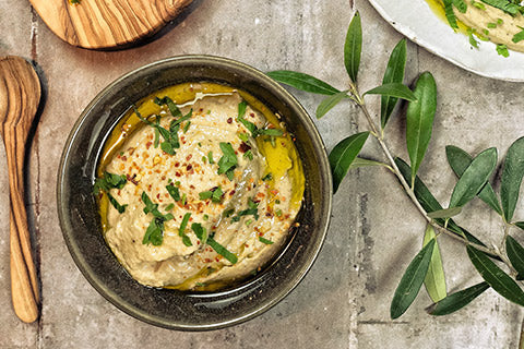 Baba ganoush (auberginedip)