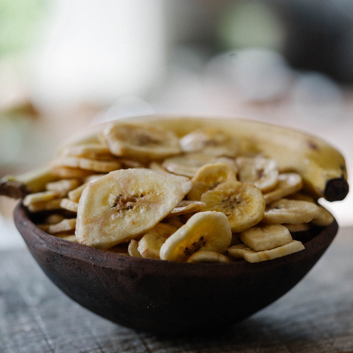 Bananchips, 500 gram, økologiske