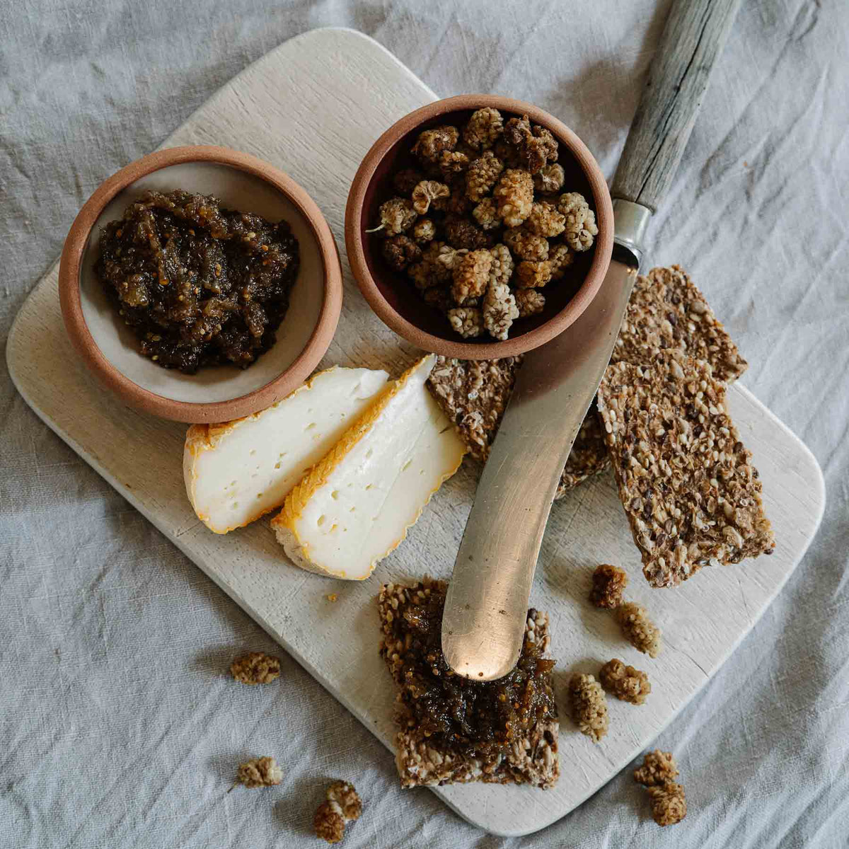 Morbær, hvide, tørret, 1 kg, økologiske