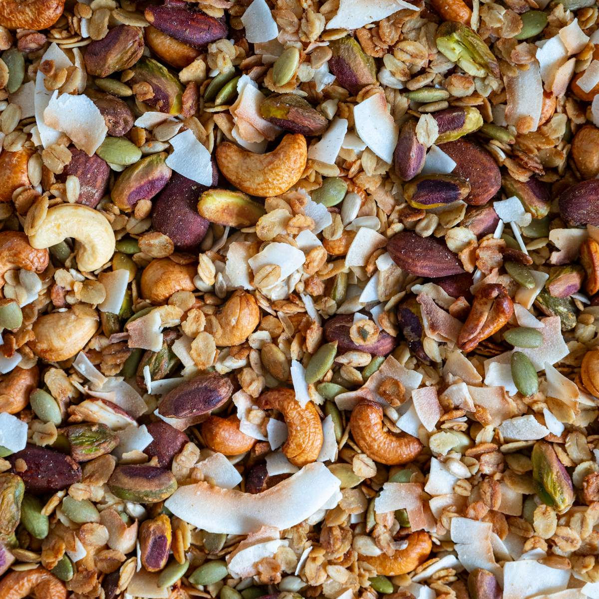 Granola, 1 kg, økologisk (Pistacie)