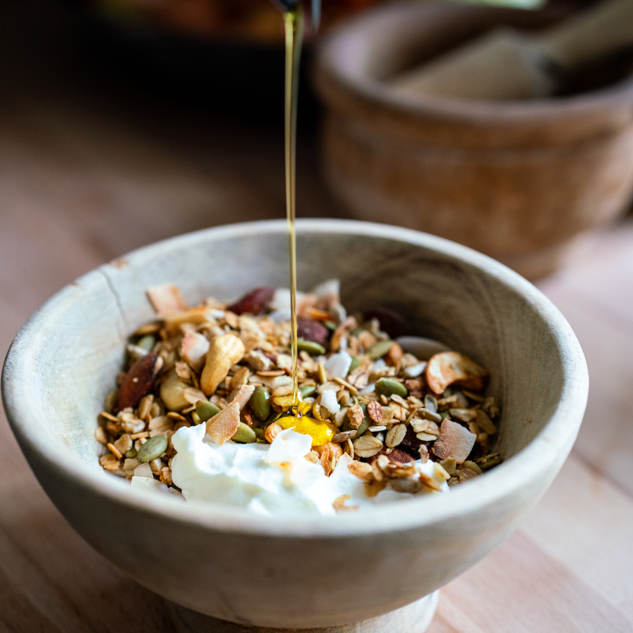 Granola, 1 kg, økologisk (Pistacie)