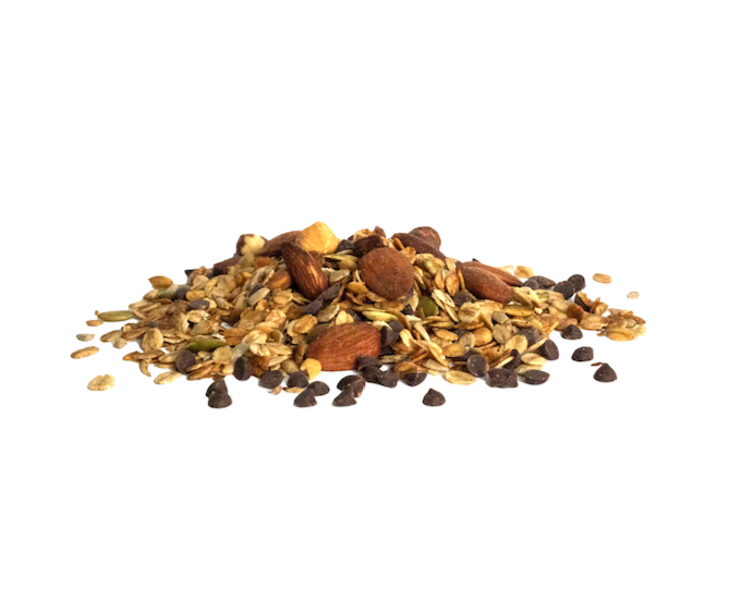 Granola, 1 kg, økologisk (Hasselnød & chokolade)