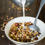 Granola, 1 kg, økologisk (Hasselnød & chokolade)