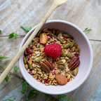 Granola, 1 kg, økologisk (Hindbær & Pekan)