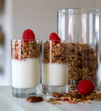 Granola, 1 kg, økologisk (Hindbær & Pekan)