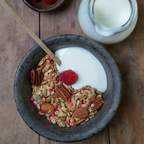 Granola, 1 kg, økologisk (Hindbær & Pekan)