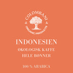 Indonesien, hele kaffebønner, 1 kg, mellemristet, økologisk