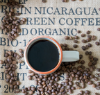 Nicaragua, hele kaffebønner, 1 kg, lysristet, økologisk
