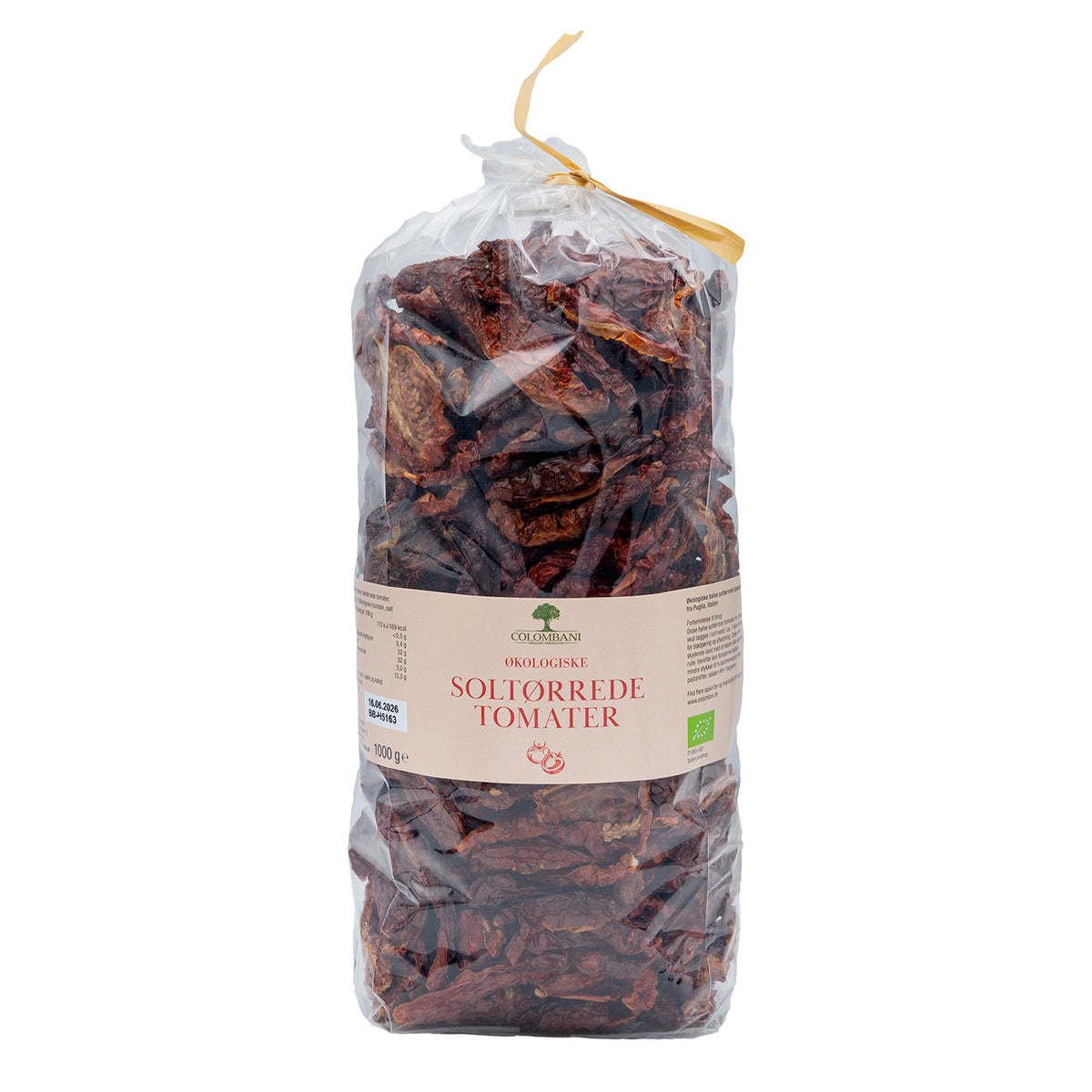 Soltørrede tomater, 1 kg, økologiske