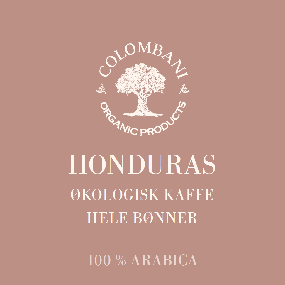 Honduras, hele kaffebønner, 1 kg, mellemristet, økologisk