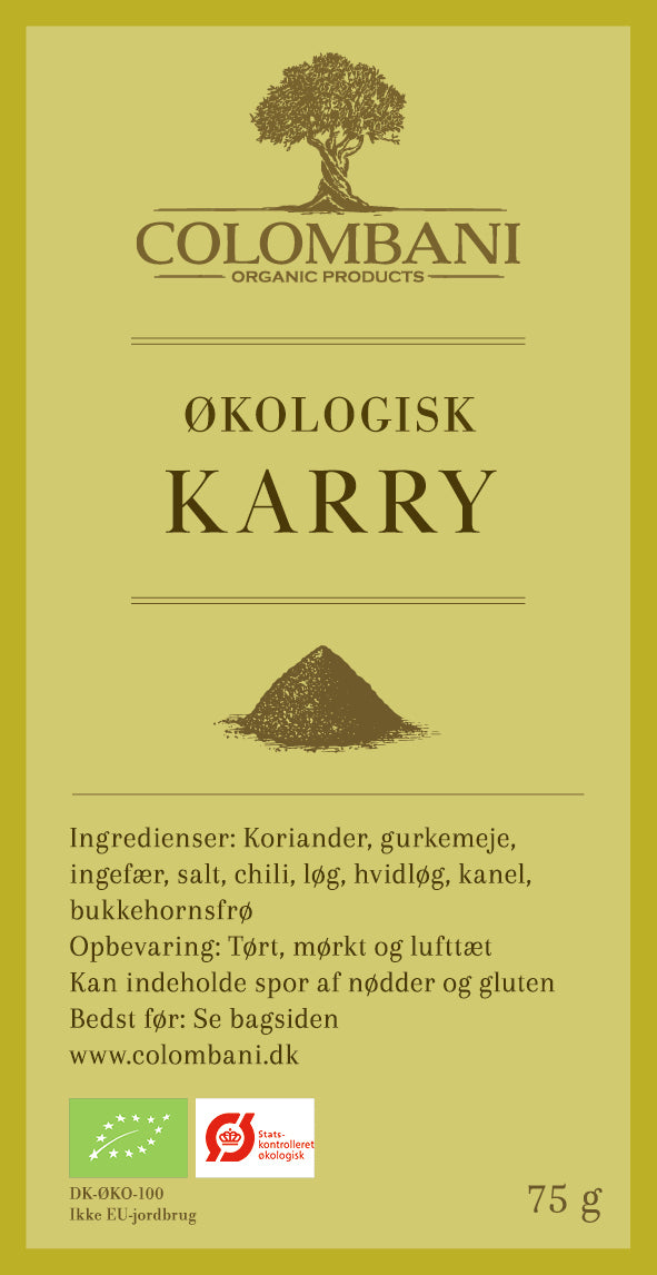 Karry, mild, 75 gram, økologisk