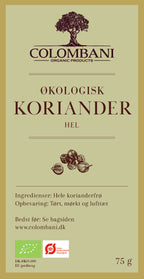 Koriander, hele, 75 gram, økologisk